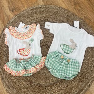 Conj conejo bebé niño